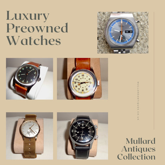 Luxury Preowned Watches At Mullard Antiques and Collectibles