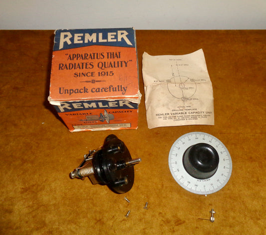 1920s Remler Type 630 Variable Capacity Unit With Dial. Brand New Old Stock