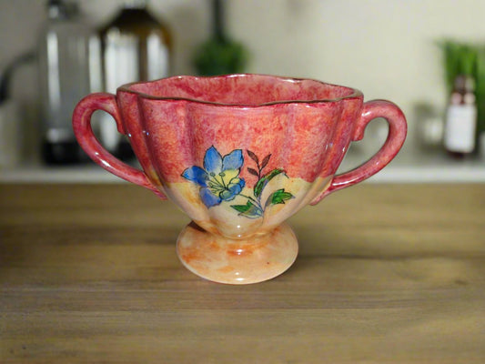 1930s Kensington Ware Pink Lustre Vase
