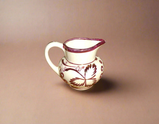 1950s Grays Pottery Copper Lustre Milk Jug / Creamer