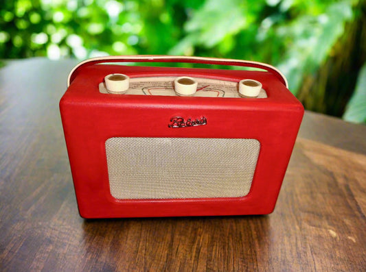 1950s Red Roberts RT1 Two Waveband LW/MW Transistor Radio