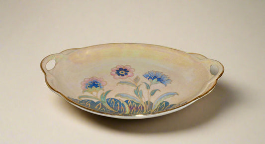 1950s Royal Winton Grimwades Lustreware Two Handled Plate