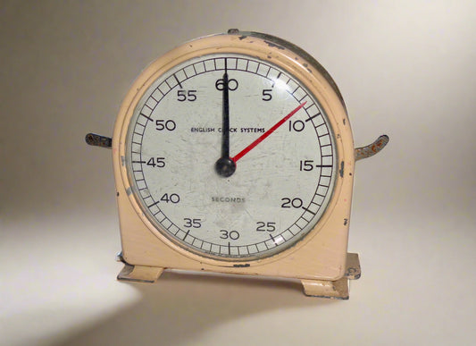 1960s English Clock Systems Smiths Clockwork Darkroom Clock / Timer