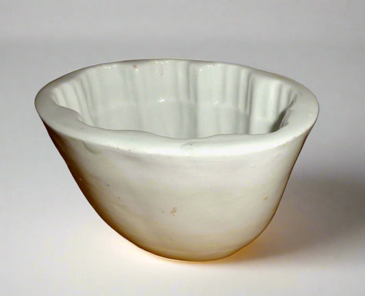 Antique 1 Pint Ceramic Jelly / Aspic / Blancmange Mould