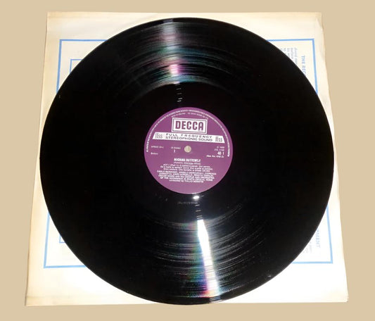 Decca Puccini Madam Butterfly Box Set Comprising Three LPs With Renata Tebaldi