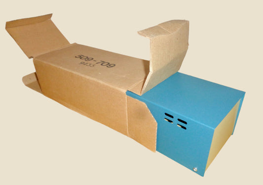 RS Components Instrument Case 509-709 In Blue And Yellow Coated Steel