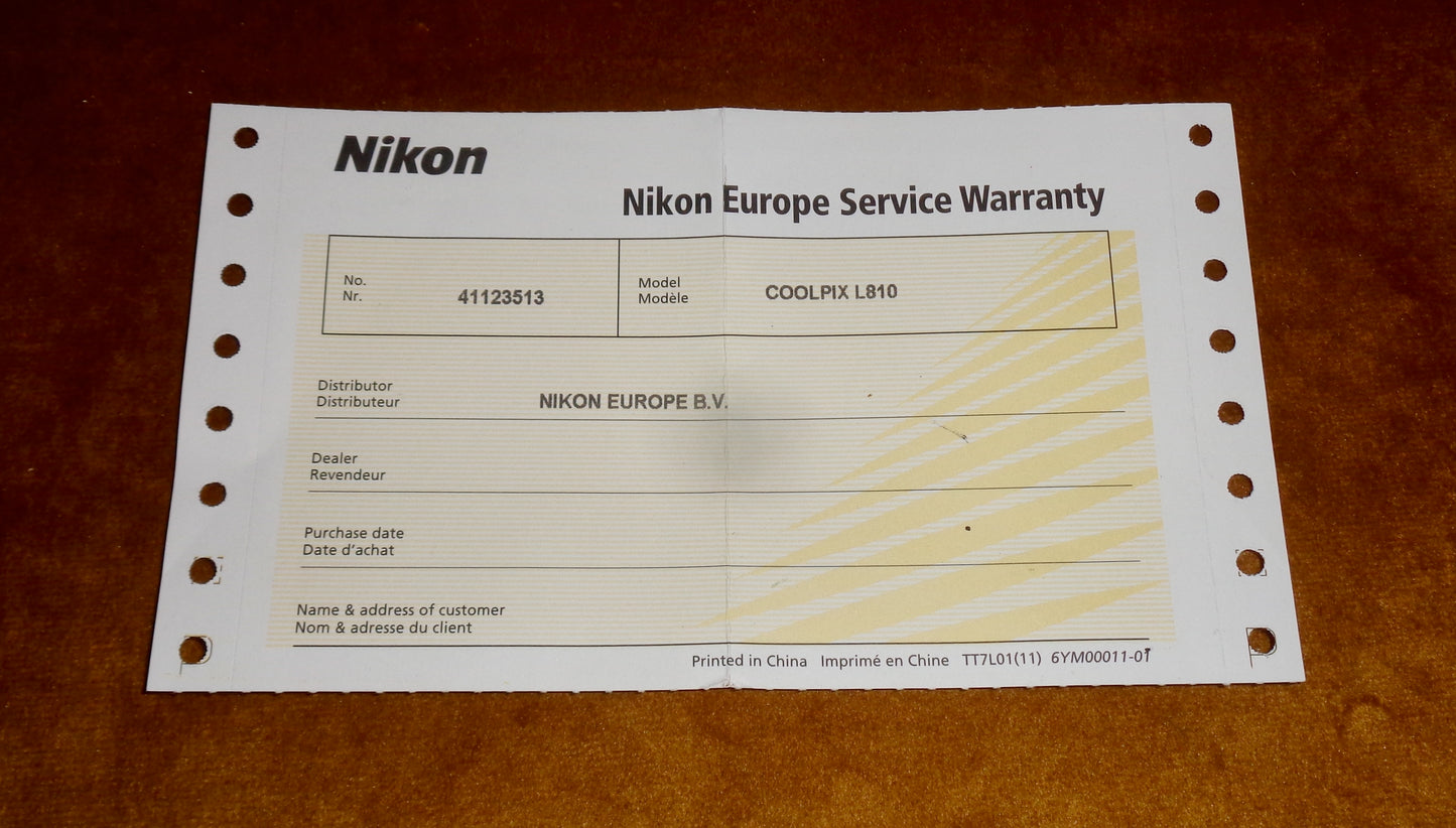 Nikon Coolpix L810 16MP Digital Camera In Red With 26x Nikkor Super Zoom Lens