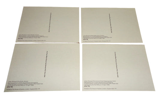1984 Set of Four PHQ 74 Postcards Of Urban Renewal