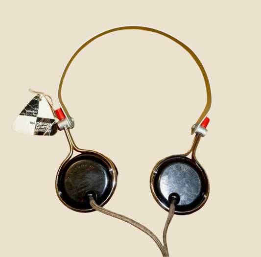 Vintage SG Brown Head Phones Type F R4000 Ohms