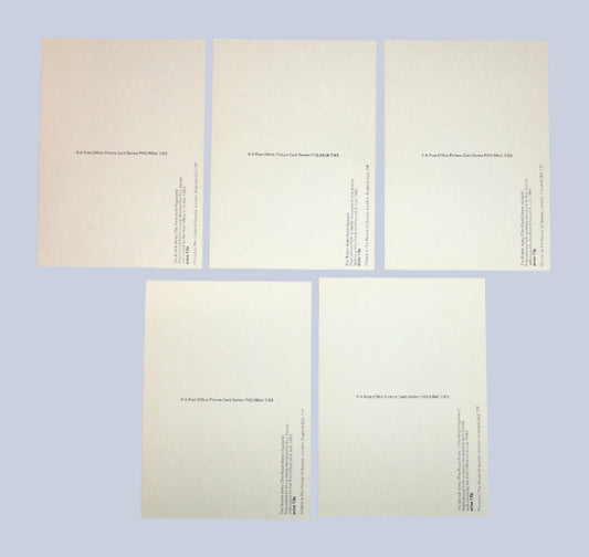 1983 Set of Five PHQ 68 Postcards Of The British Army