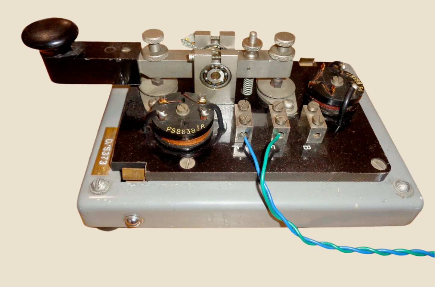 WW2 Marconi 365B Marine Transmitting Morse Key By MIMCo