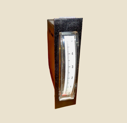 Vintage Simpson Edgewise Analogue Panel Meter Scale 0-5