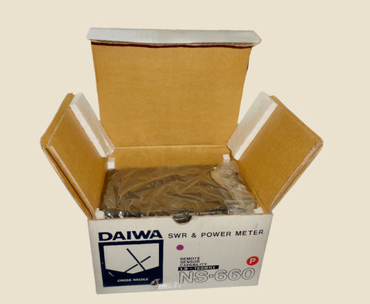 Daiwa NS-660P Cross Needle SWR / Power Meter 1.8 to 150 MHz