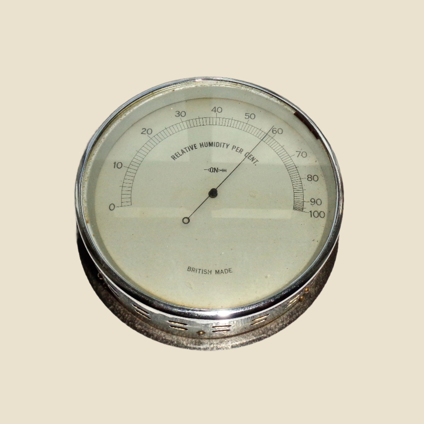 Vintage 1940s F Darton Relative Humidity Meter / Precision Hair Hygrometer