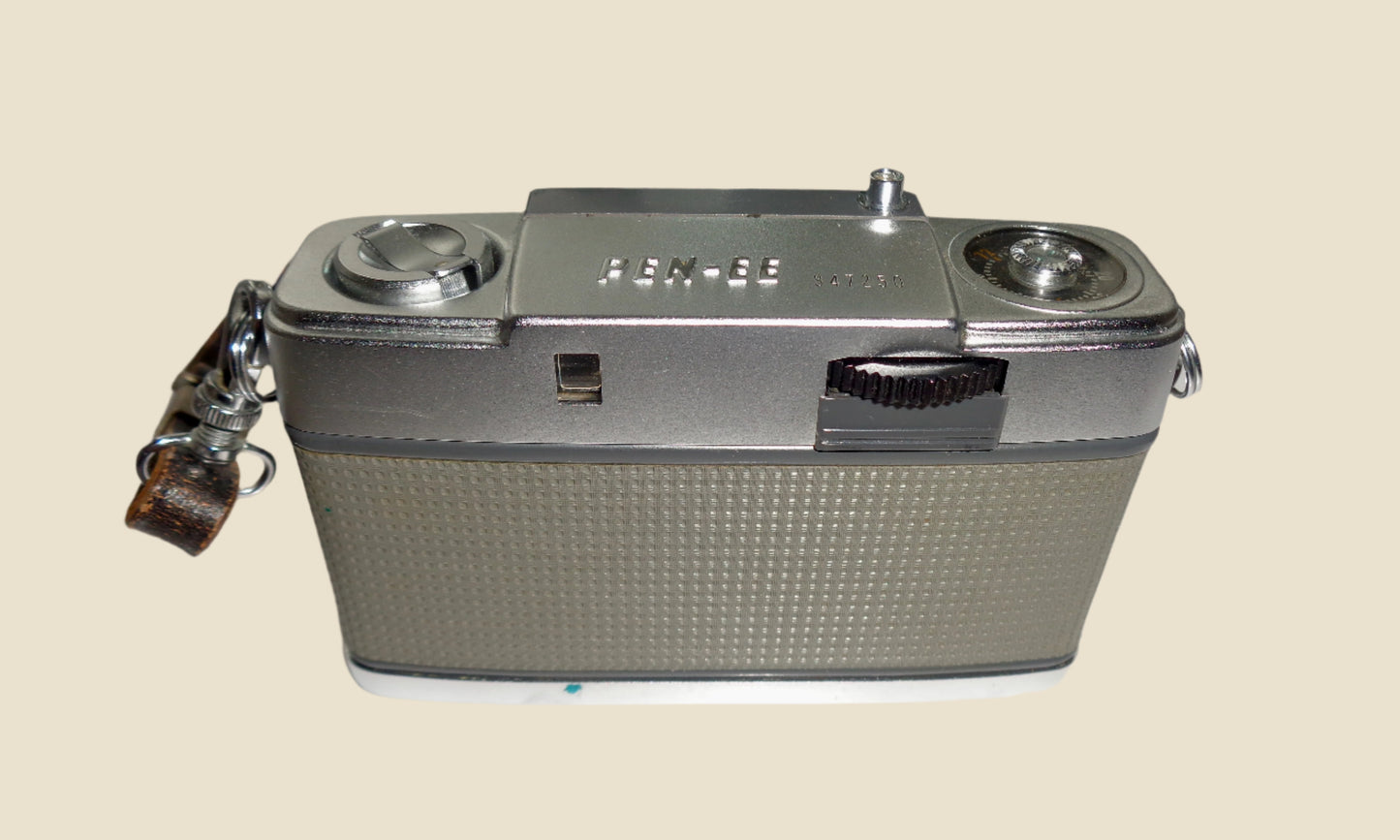 1960s Olympus Pen EE Grey And Chrome 35mm Half Frame Camera