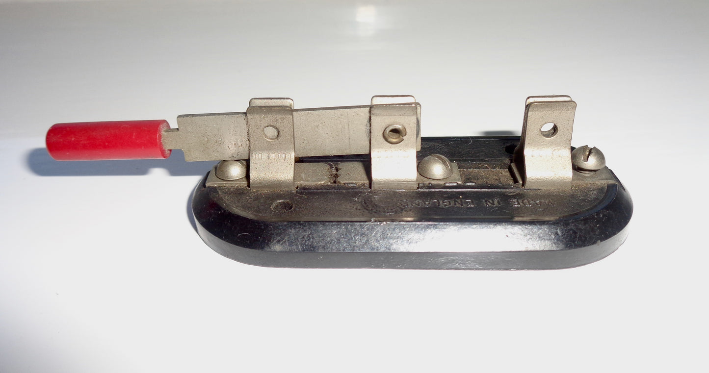 Vintage Goltone Bakelite Aerial Knife Switch Single Pole Single Throw SPST