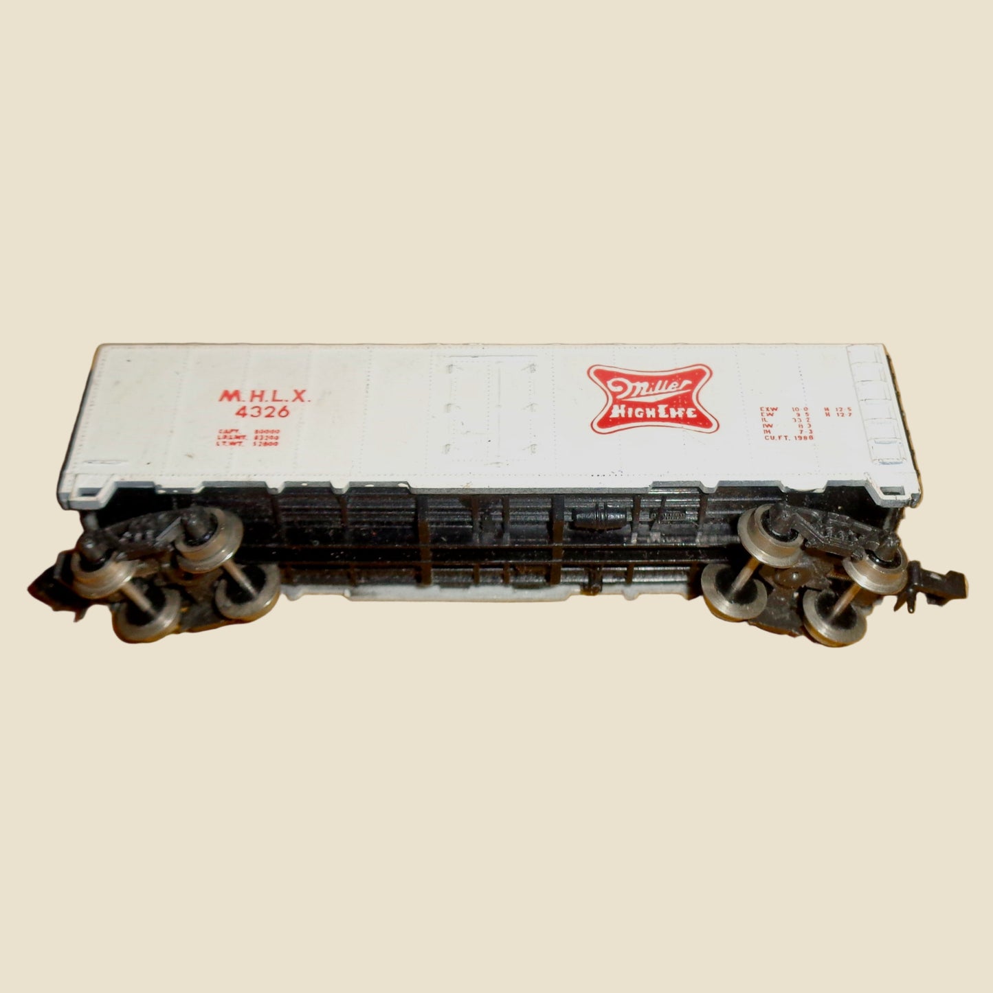 Vintage Atlas N-Gauge Miller High Life Container Wagon