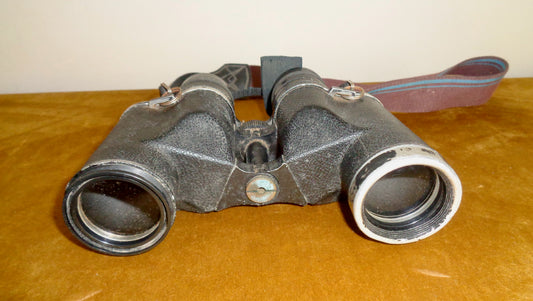 1960s Asahi Pentax Binoculars Model N0.556 8x40 Wide Field For Spares Or Repairs