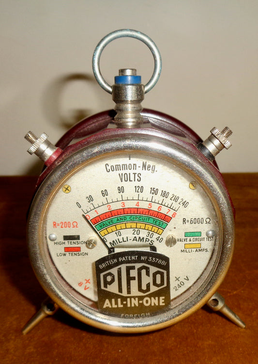 1930s Pifco All In One Pocket Voltmeter Ammeter