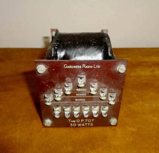 Vintage Gardners Radio Type OP 707 30 Watt Avon Series Audio Transformer