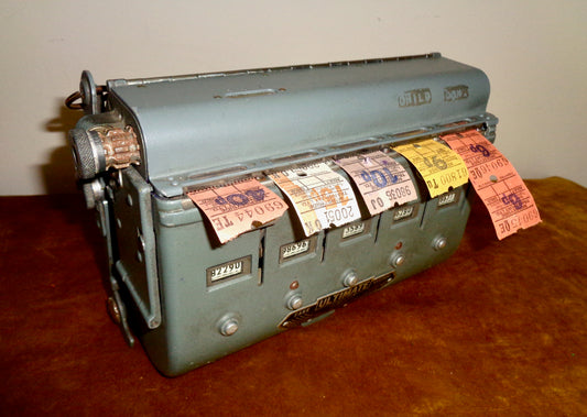 Bell Punch Ultimate Fare System 5 way Transport Liverpool Bus Ticket Machine In Its Original Metal Carry Case