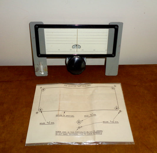 NOS 1960s Eddystone Geared Slow Motion Drive And Dial Assembly Number 898