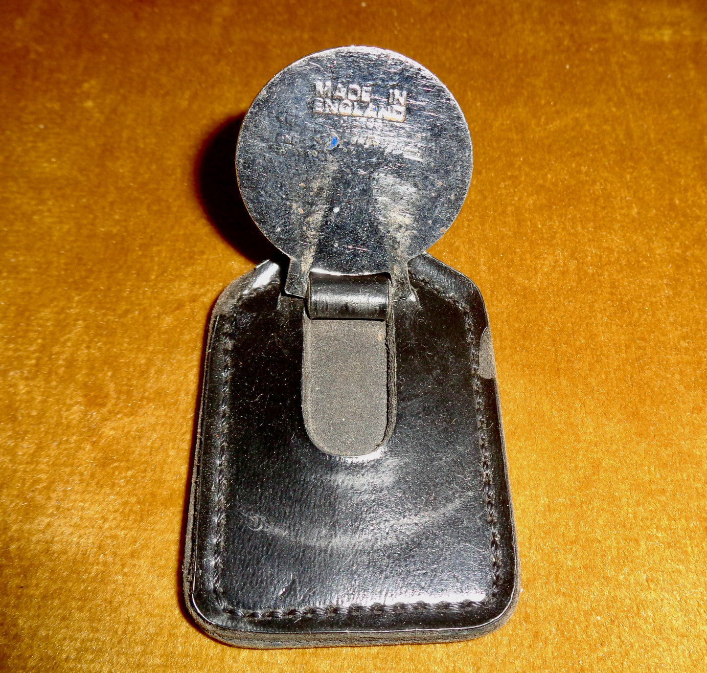 The Talyllyn Railway Company Enamelled Badge on A Black Leather Key Ring Fob