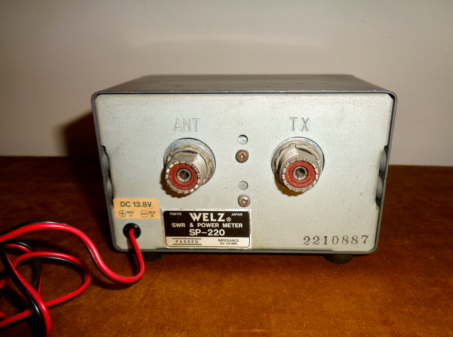 Welz SP 220 SWR and Power Meter 1.8-200MHz