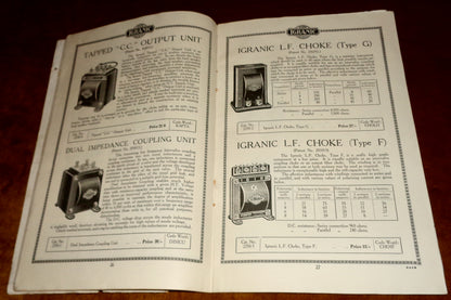 1928 Igranic Radio Catalogue Publication Number 6407