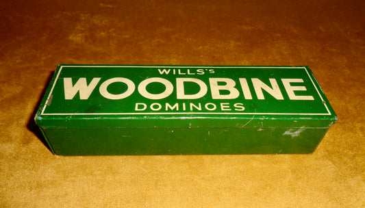 Set of 28 Wills's Woodbine Dominoes Empire Size In Tin Box