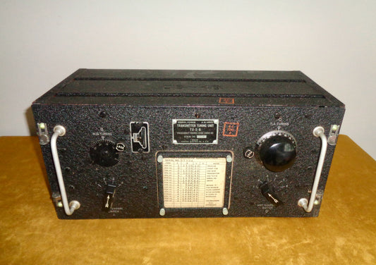 1940s General Electric Transmitter Tuning Unit TU 5B 1500-3000 KC. Boxed New Old Stock