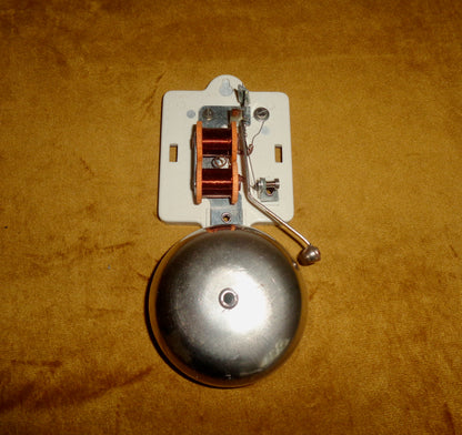 Vintage SEKO No. 1073 Electric Butler Alarm Internal Door Bell In White Bakelite