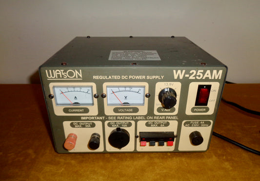 Preowned Watson W-25 AM Regulated DC Power Supply Unit