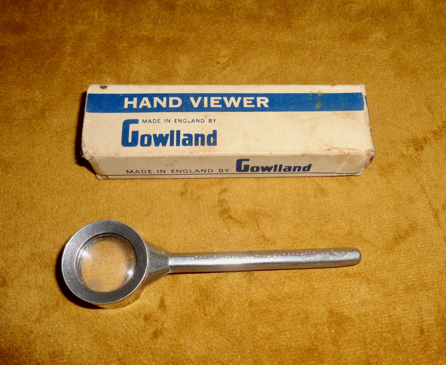 Vintage Gowllands Mini Hand Viewer With x10 Magnification