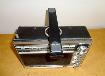 1970s WH 1160 Hitachi Transistor Radio With LW / MW / SW / Marine Bands
