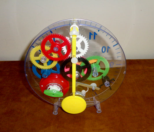 Fully Assembled Make Your Own Mechanical Clock Toy