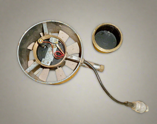 Vintage Rotating Vane Anemometer Turbine