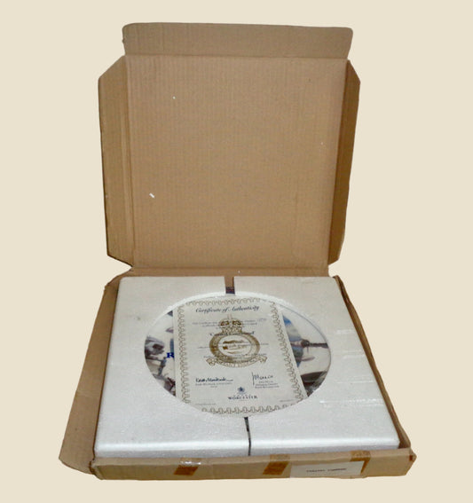 Coastal Command Royal Worcester Commemorative 27cm Collector's Aircraft Plate Number 1696
