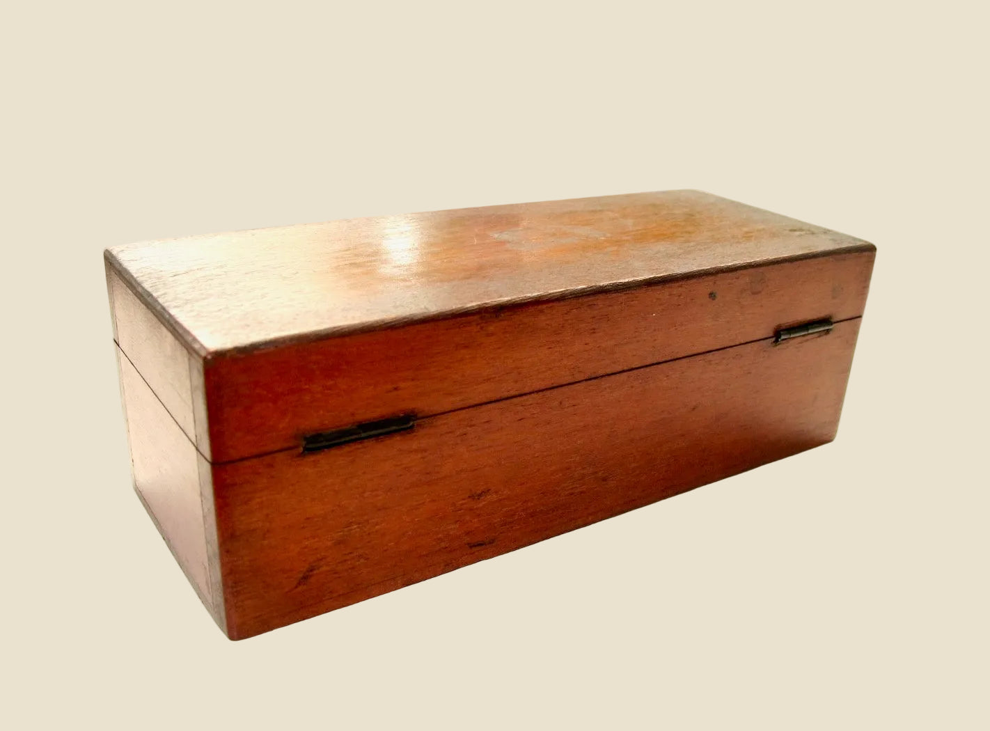 Antique Portable Brass Drum Microscope In a Wood Case