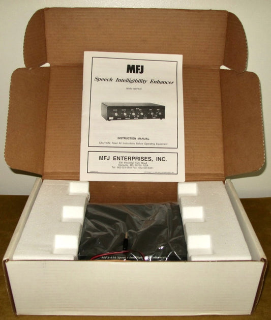 MFJ-616 Speech Intelligibility Enhancer In Its Original Box With Instructions