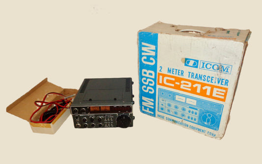Icom IC-211E Portable Multi-mode 2-Metre Transceiver In Its Original Box