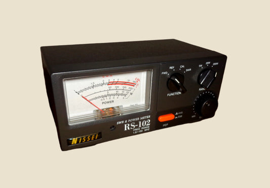 Nissei RS102 SWR / Power Meter 1.8 to 150 MHz