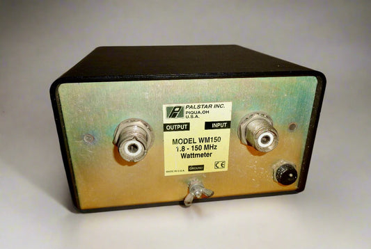 Palstar WM150 HF / VHF SWR / Power Cross Needle Meter 1.8 to 150 MHz