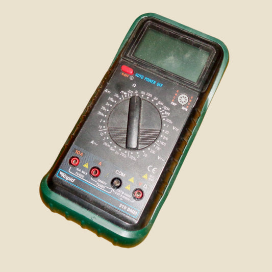 Preowned Rapid Multimeter 318DMM With Probes In Working Condition