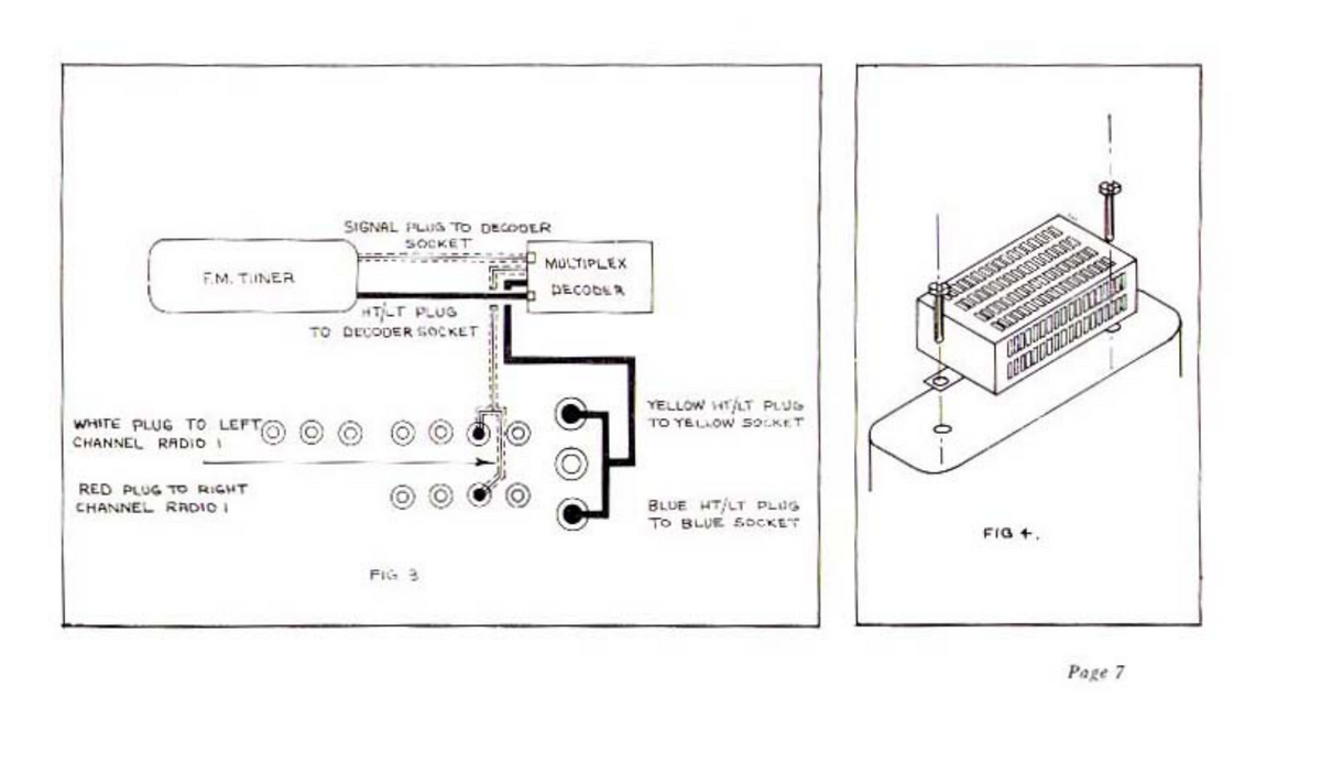 Quad Multiplex Decoder (MPX) For Use With A Quad FM1 Or Quad FM2 Tuner