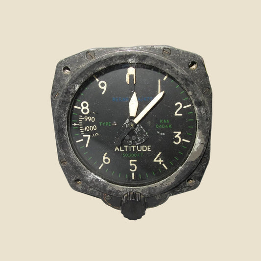 RAF Type KAA/0404K Altitude Meter 6A/4752 By Kelvin Hughes
