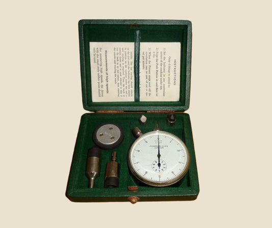 Vintage Camerer Cuss Of London Machine Speed Indicator / Tachometer