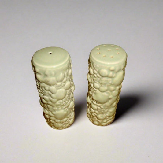 Vintage Carlton Ware Pale Green Salt and Pepper Pots 1562