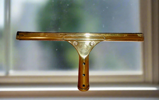 Vintage Ettore Steccone Master 11.5 Inch Brass Squeegee