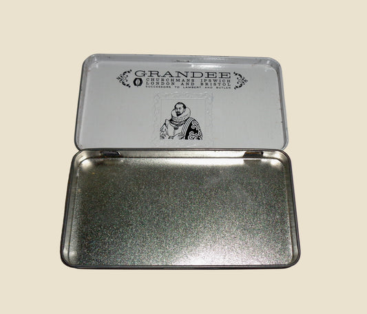 Vintage Grandee Empty 5 Short Panatellas Tin